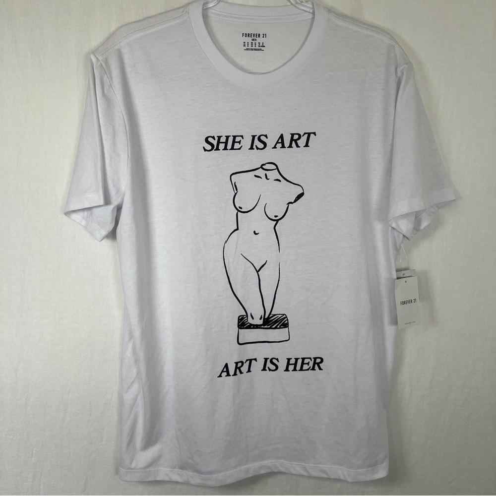 Forever 21 She Is Art T Shirt